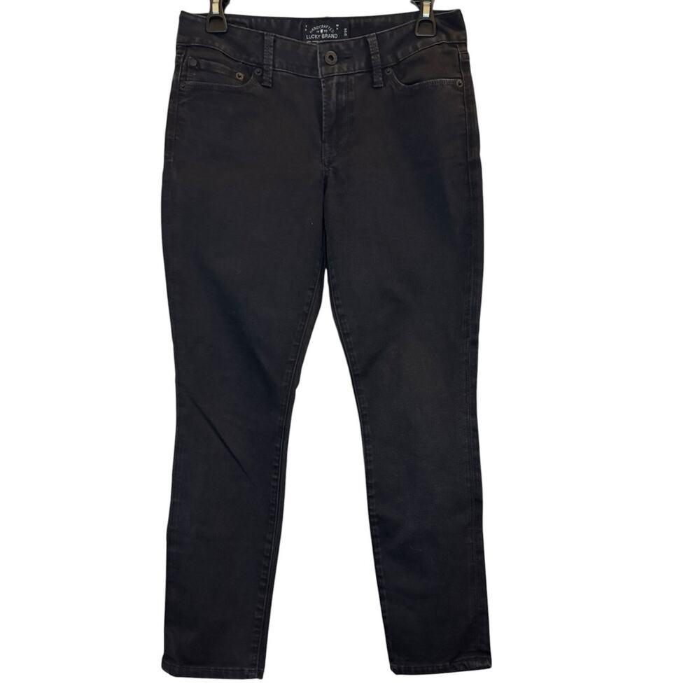 Lucky Brand Faded Black Lolita Capri Jeans Women’s 2/26 Cropped
